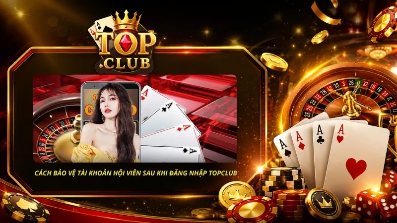 Cách bảo vệ tài khoản hội viên an toàn sau khi đăng nhập TOPCLUB
